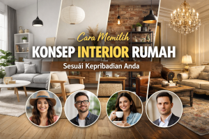 cara memilih konsep interior rumah