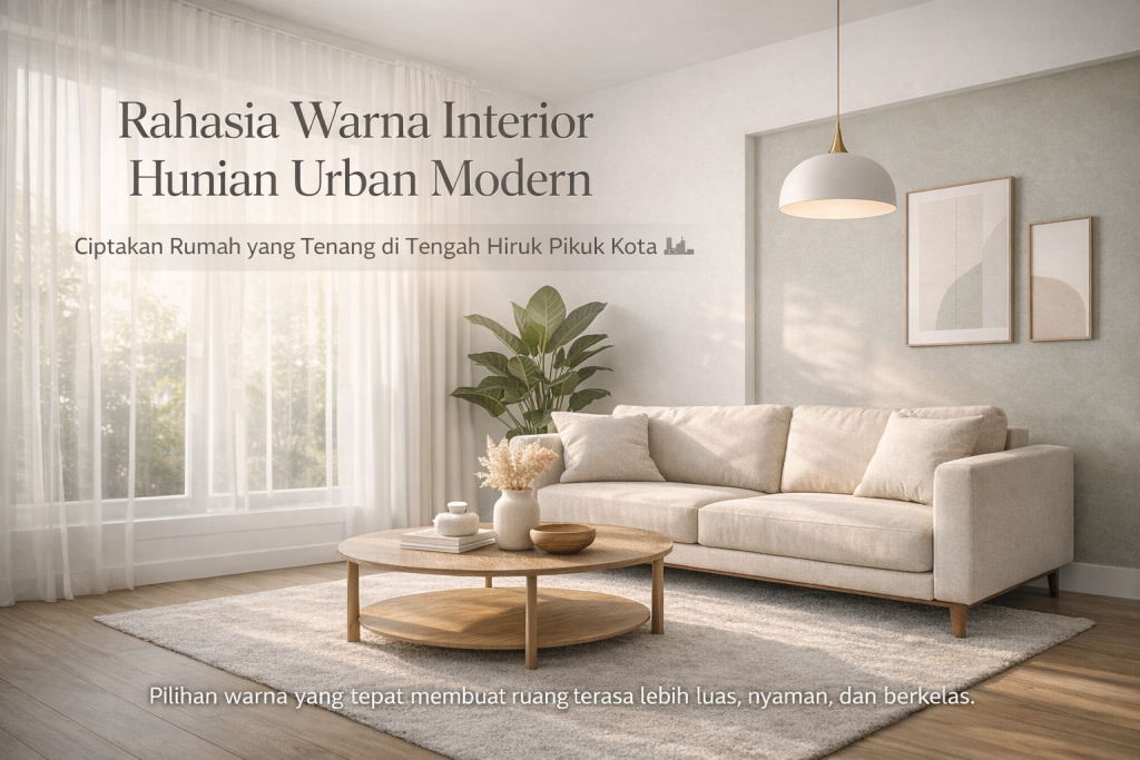 Warna Cat Interior yang Cocok untuk Hunian Urban