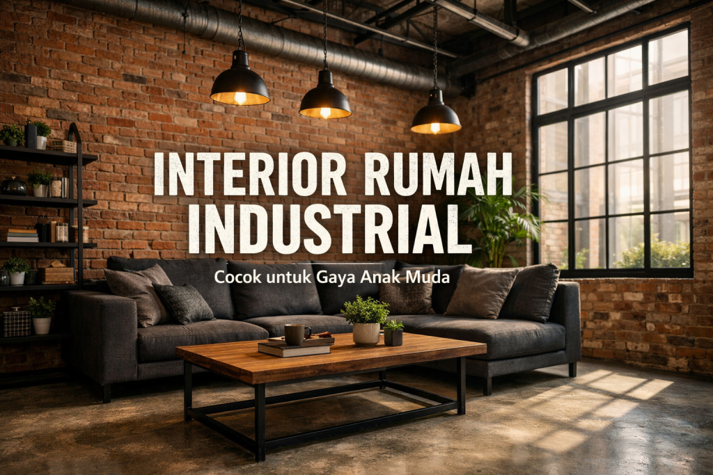 Interior Rumah Industrial yang Cocok untuk Gaya Anak Muda