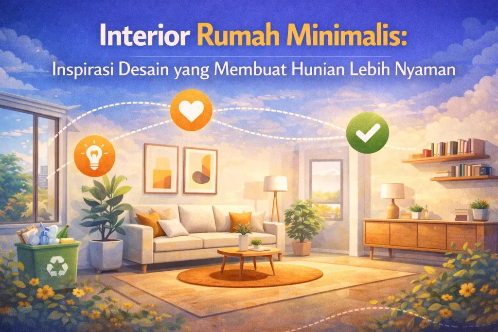 Interior Rumah Minimalis: Inspirasi Desain Nyaman & Modern