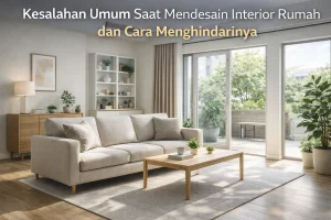 Kesalahan Umum Saat Mendesain Interior Rumah dan Cara Menghindarinya