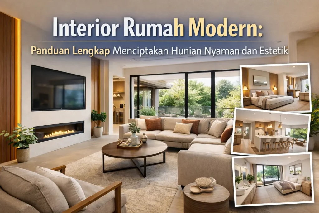 Interior Rumah Modern: Tips Desain Hunian Nyaman & Estetik