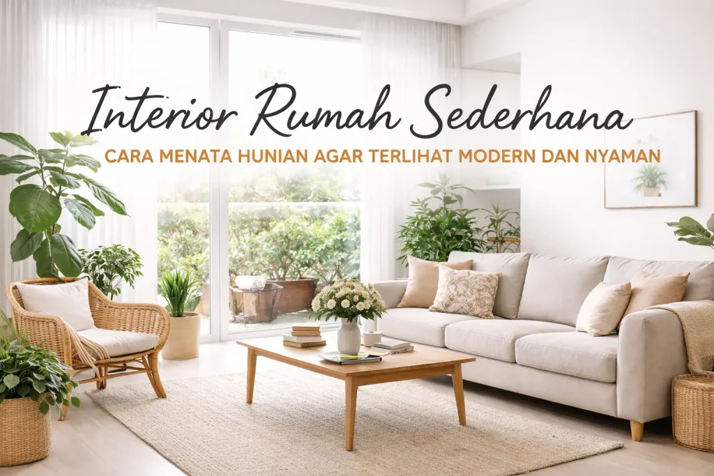 Interior Rumah Sederhana: Tips Menata Hunian Nyaman