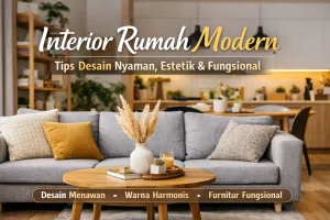 Interior Rumah Modern: Tips Desain Nyaman, Estetik, dan Fungsional