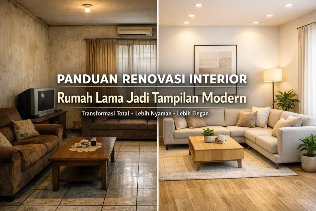 Panduan Renovasi Interior Rumah Lama Menjadi Tampilan Modern