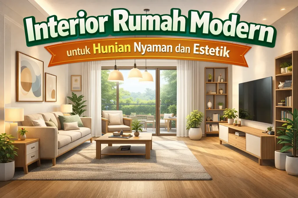 Interior Rumah Modern: Tips Desain Nyaman dan Estetik