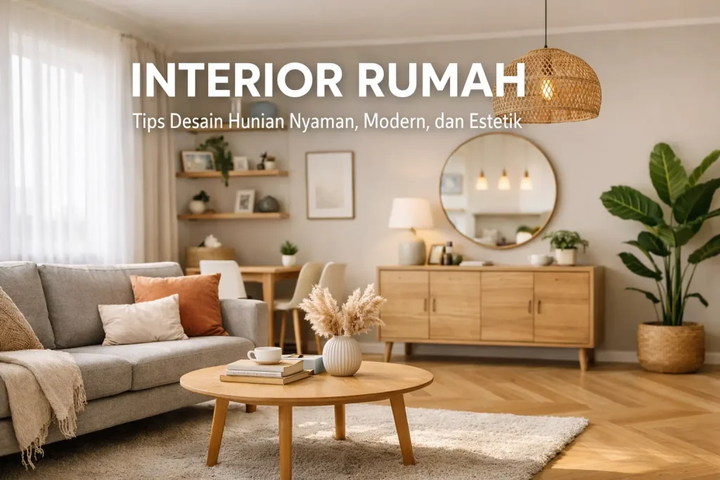 Interior Rumah: Tips Desain Hunian Nyaman, Modern, dan Estetik