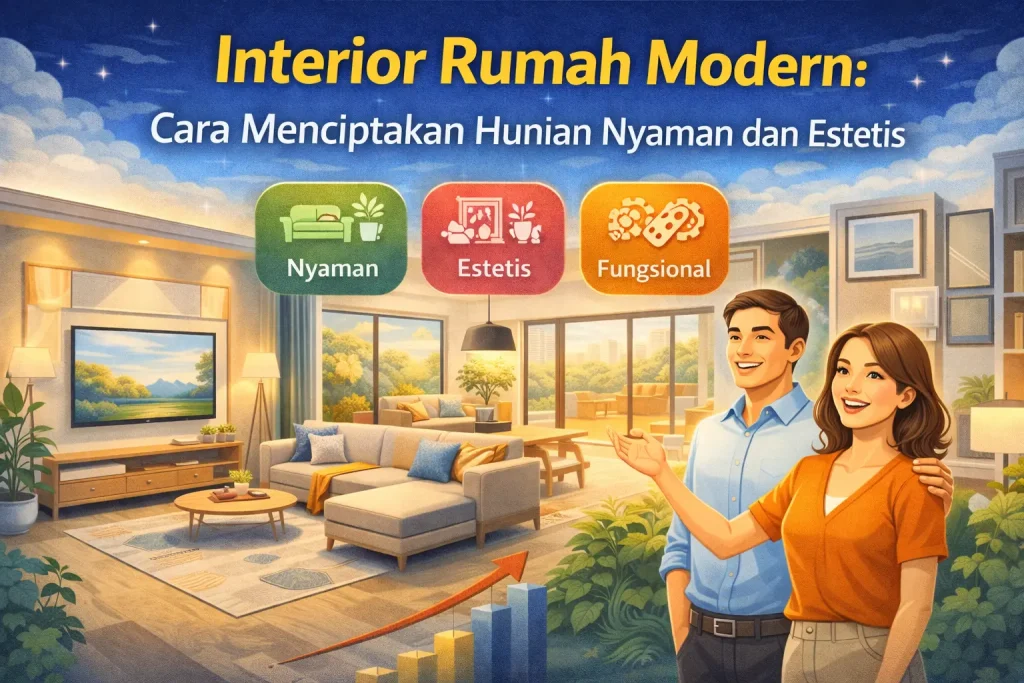 Tips Desain Interior Rumah Nyaman dan Estetis