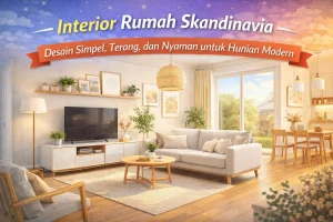 Interior Rumah Skandinavia: Desain Simpel & Nyaman