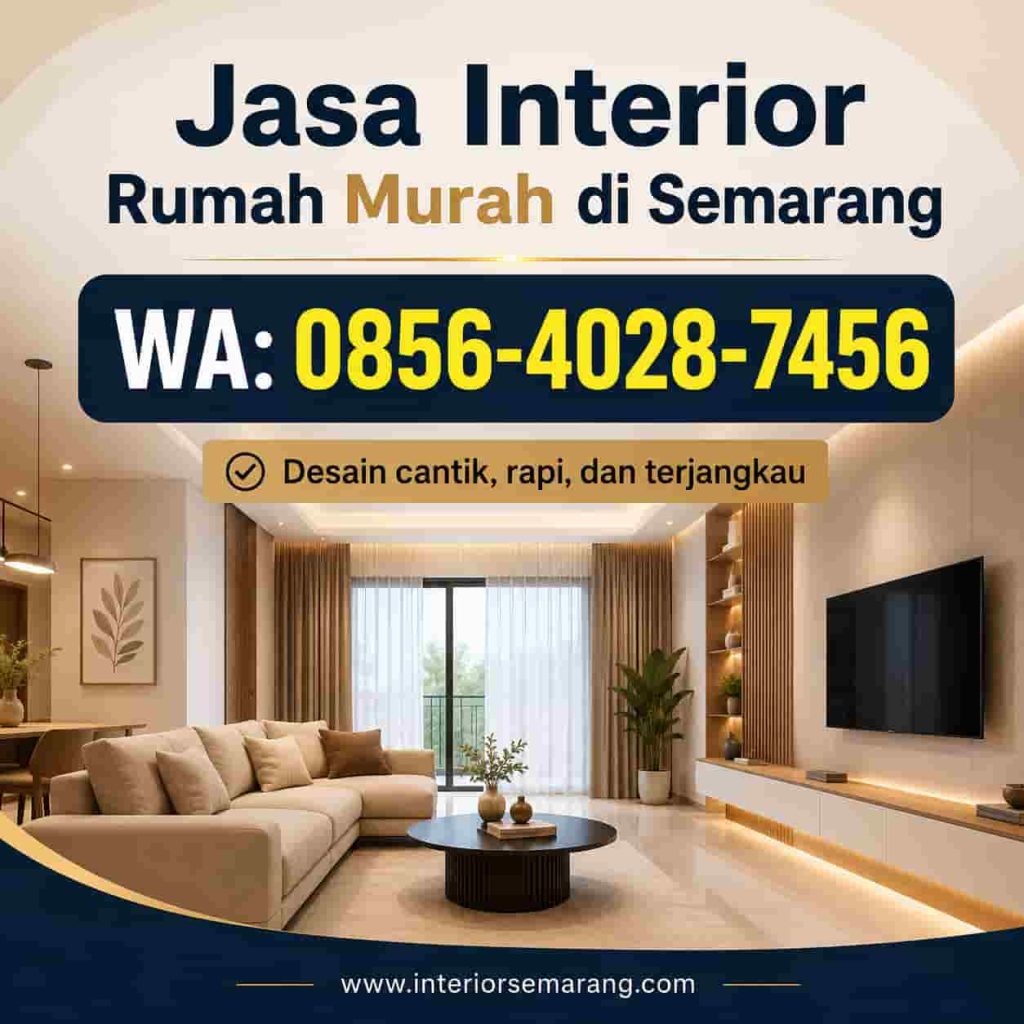 jasa interior rumah murah di semarang